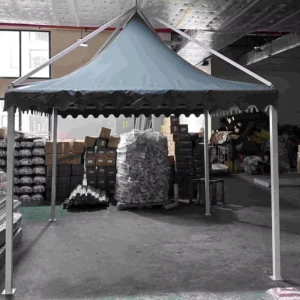 3x3m 4x4m 5x5m 6x6m Outdoor Marquee Pagoda Tent with Galvanized Frame and Fireproof Material for Weddings and Trade Shows