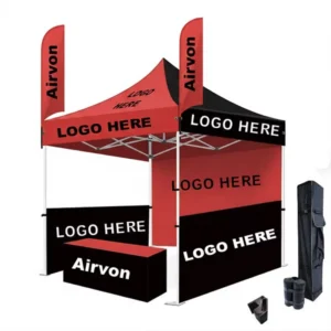 3x3m Aluminum Pop up Tent Waterproof Commercial Canopy Pavilion for Outdoor Brand Promotion Event