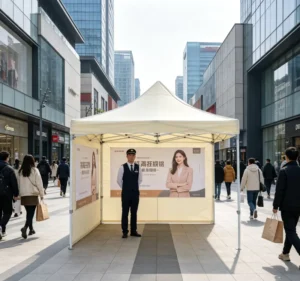 3x3m Custom Logo Outdoor Folding Waterproof Pop-Up Event Tent