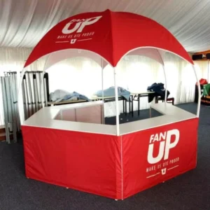 3x3m Folding Gazebo Tent for Cotton Candy and Energy Drink Selling Kiosk Dome Tent