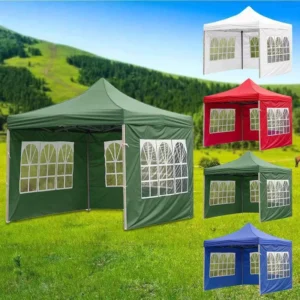 3x3m Folding Pop up Camping Tent Trade Show Tent with Fence