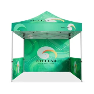 3x3m Heavy Duty Pop-Up Canopy Tent Custom Printed Aluminum Frame for Outdoor Commercial Use