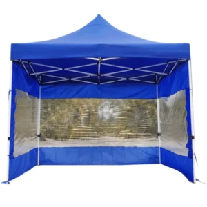 3x3m Heavy Duty Waterproof Pop up Canopy Tent with Sidewalls and Zipper Door for Trade Show and Commercial Events
