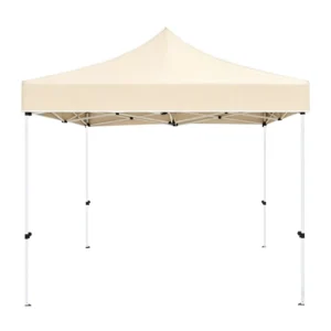 3x3m Outdoor Folding Canopy Steel Frame Waterproof Sun Resistant Commercial Camping Trade Shows Weddings Portable Heavy Duty