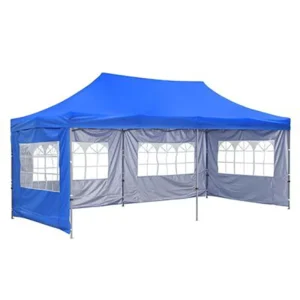 3x3m Outdoor Waterproof Oxford Fabric Aluminum Pole Folding Pop-up Trade Show Canopy with Custom Printed Window