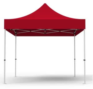 3x3m Party Tent with 420D PVC-Coated Oxford Waterproof Roof, Outdoor Pop-Up Advertising Canopy
