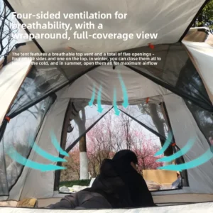 3x3m Pop-Up Portable Foldable Rectangular Tent Waterproof Oxford Cloth for Outdoor Events and Weddings