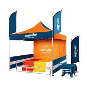3x3m Pop up Exhibition Gazebo Tent Folding Canopy with Aluminum Alloy Frame for Indoor Events Trade Shows Advertising ZJ Brand
