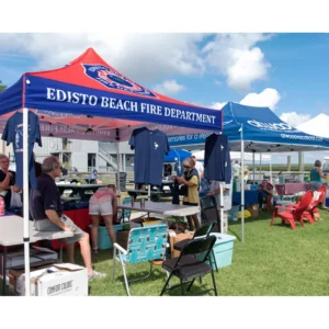 3x3m Tearproof Instant Shelter Gazebo Tent with UV Protection for Outdoor Markets and Party Events