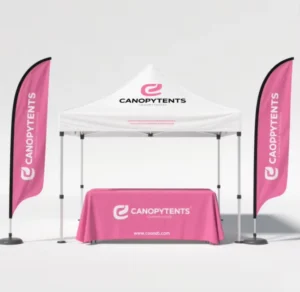 3x3m Waterproof Pop up Gazebo Canopy with Logo Customization for Outdoor Events