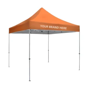 3x3m Waterproof Roof Tent Double Layer Aluminum Alloy Frame Folding Outdoor Trade Show Party Event Marquee for Indoor Use