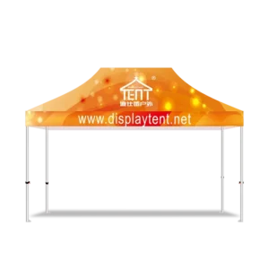 3×4.5m Hexagonal Custom Canopy Pop up Tent Heavy Duty Waterproof for Trade Show & Sports Events Customizable Display