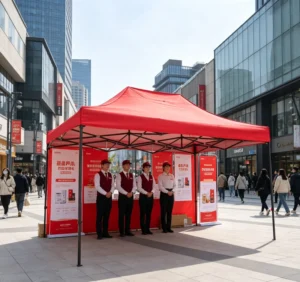 3×4.5m Pop-Up Canopy Tent for Outdoor Trade Shows and Events