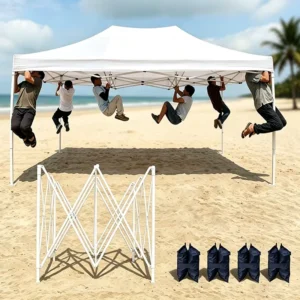 3×4.5m Pop-Up Outdoor Tent Folding Canopy Sunshade Exhibition Advertising Gazebo