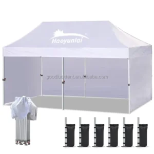 3×6 Folding Pop-up Tent with Walls Custom Tents 10×20 Gazebo Canopy Tent with logo for Events