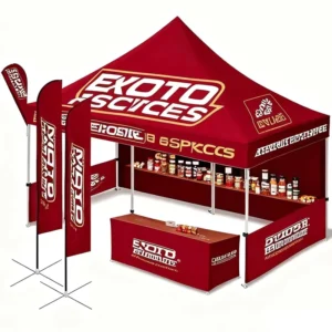 3x6m 3x3m 3×4.5m Large Foldable Custom Design Indoor Outdoor Event Market Stall Trade Show Tent