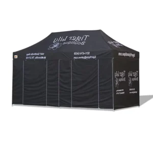 3x6m Folding Pop-Up Advertising Canopy Tent, Market Gazebo for Outdoor Trade Shows