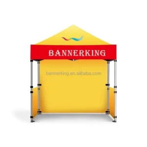 3x6m Half Wall Folding Tent with Fire Retardant Waterproof Oxford Fabric for Outdoor Advertising Pop up Canopy at Trade Shows