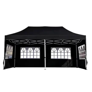 3x6m Pop up Folding Canopy Tent with Oxford Cloth Waterproof & Windproof for Outdoor Trade Shows & Events