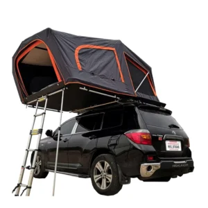 4-5 Person 4×4 SUV Oxford Fabric Aluminum Hardshell Rooftop Tent for MPV and Outdoor Camping, Optional Awning Canopy