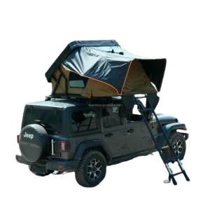 4-6 Person Hard Shell Rooftop Camping Tent with Ladder for Car Roof