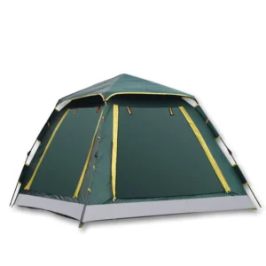 4-6 Person Pop Up Automatic Tent 95*95*67in Waterproof Instant Single Layer Fiberglass Frame Setup for Outdoor Family