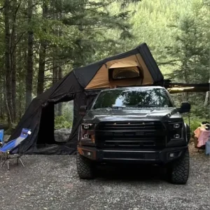 4-Person Aluminum Clamshell Hard Shell Rooftop Tent for 4×4 Offroad Camping