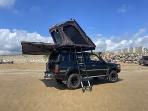 4 Person Aluminum Hard Shell Roof Top Tent Waterproof Rooftop Tent for SUV 4×4 Overlanding Camping