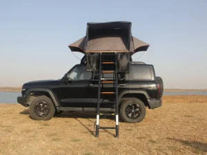 4-Person Aluminum Hard Shell Rooftop Tent with Annex Room