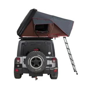 4 Person Automatic Roof Top Tent ABS Hardshell Aluminum Waterproof Canvas Outdoor Camping Vehicle Extension