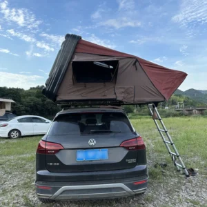 4-Person Hard Shell Car Rooftop Tent with Annex