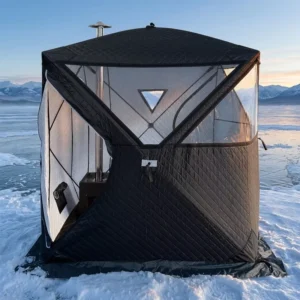 4-Person Insulated Winter Sauna and Ice Fishing Tent
