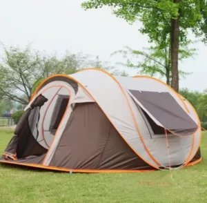 4 Person Pop Up Camping Tent Waterproof Instant Automatic with Door Poles