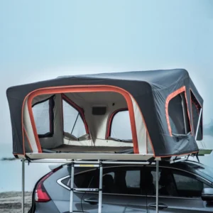 4-Person Waterproof Aluminum Hard Shell Folding Car Rooftop Camping Tent
