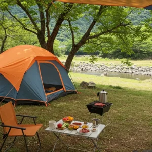 4 Season Automatic Camping Tent Waterproof Oxford Fabric Instant Pop up Tent for Outdoor Backpacking