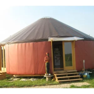 4-Season Geodesic Dome Wooden Mongolian Yurt House