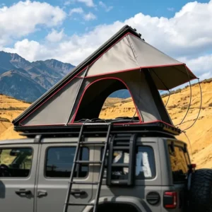 4 Season Outdoor Pickup Truck Waterproof Hard Shell Aluminum Roof Tent for 2 Person