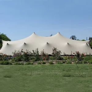 4 Season Stretch Camping Tent 300 Person Waterproof Stretch Tent for Beach Events Party