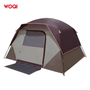 4-Season Waterproof Double Layer Camping Tent 2-4 Person Windproof Dome Tent With Snow Skirt Alpine Mountaineering