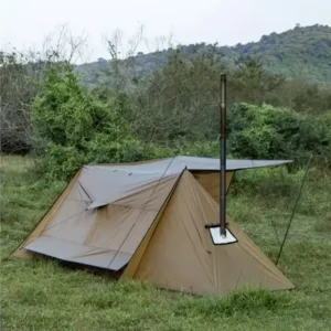 4-Season Waterproof Shelter Tent with Canopy Family Tent