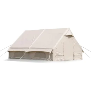 4-Season Waterproof Windproof Easy-Set Inflatable Family Glamping Tent