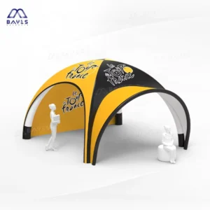 4-Season Waterproof Windproof UV-Proof Inflatable Dome Gazebo Canopy Tent with Air Pump, Ultralight