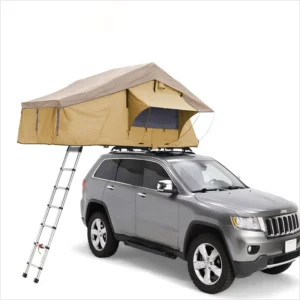 4 Season XL 3 Person Waterproof Roof Top Tent Outdoor Soft Large Extension Camping Rooftop for Over Land Adventures