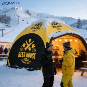 4 Seasons Extra Large 17.2 Square Meter Inflatable Tent Air-Sealed Canopy Gazebo for Advertising