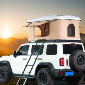 4-Sided Aluminium ABS Hard Shell Rooftop Tent for 2-3 People