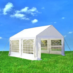 4 X 4 m Luxury Metal Frame Manual Operated Backyard Outdoor Party Gazebo Tents with Oxford Fabric