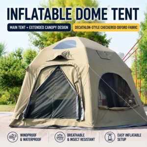 4.5m Diameter Four Season Double Layer Spherical Inflatable Tent Oxford Automatic Assembly Portable Expandable Canopy Outdoor