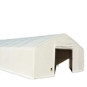 40FT Massive Industrial Fabric Storage Shelter 30×70 Canvas Storage Tent Portable Outdoor Garage Metal Prefabricated Fabric