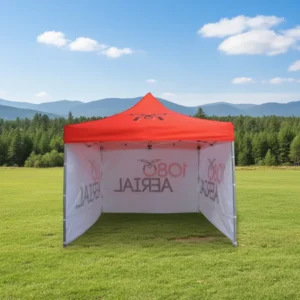 40MM Hex 3*3M Folding Tent Aluminum Alloy Frame 400D Oxford Fabric UV Resistant Digital Printing Full Color