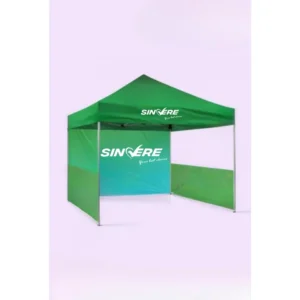 40mm Hex Aluminum 600D Canvas Promotional Business Canopy Tent, Custom Thermal Sublimation Printing, Pop-Up 10×10, Waterproof